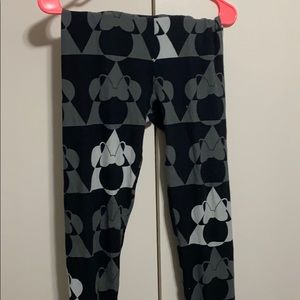 Lularoe OS Disney black leggings